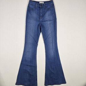 Vibrant M.I.U. Super Flare High-rise Stretch Jeans